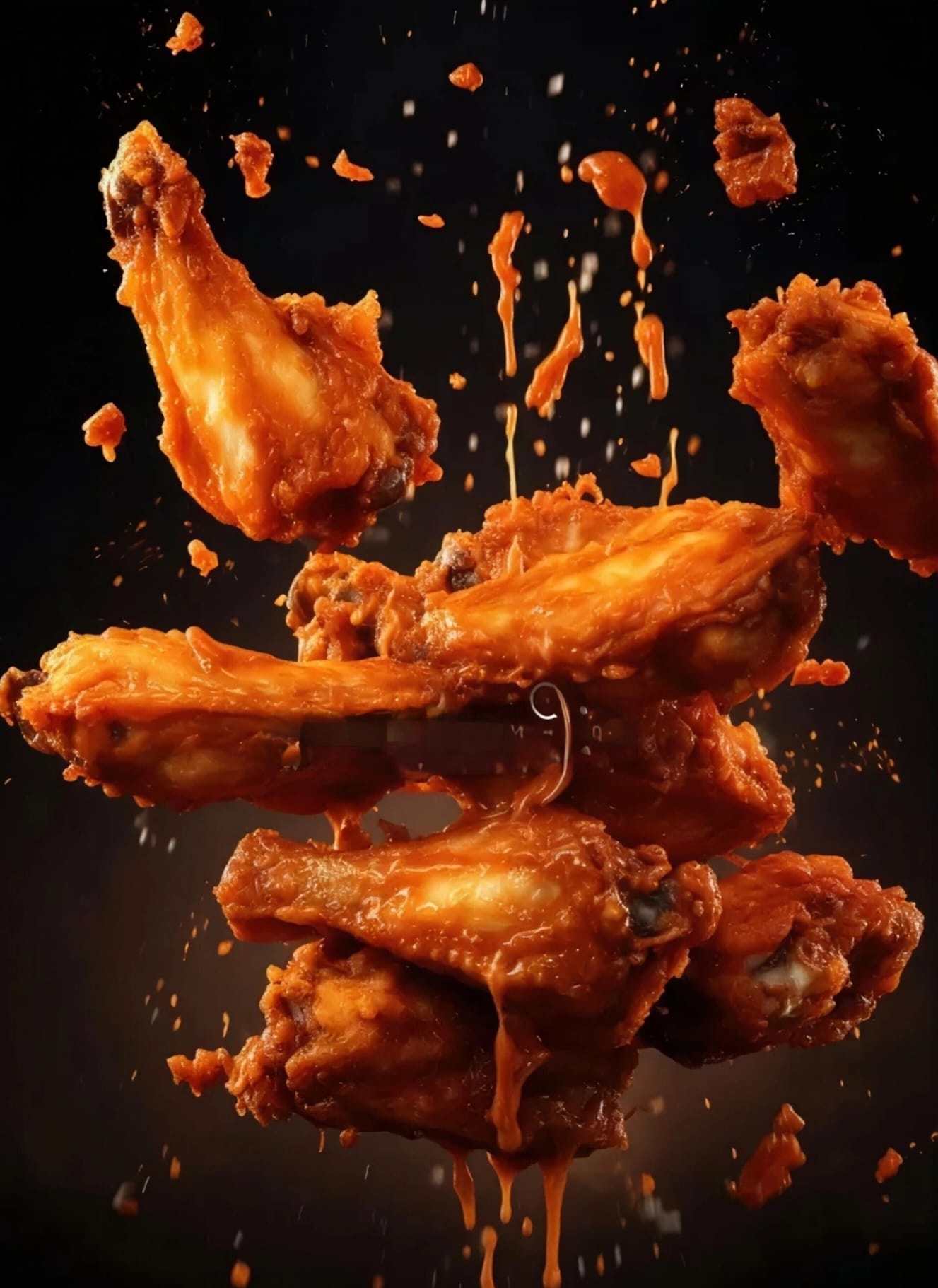 Crispy wings coated in a spicy peri-peri chili sauce for serious flavor and heat.