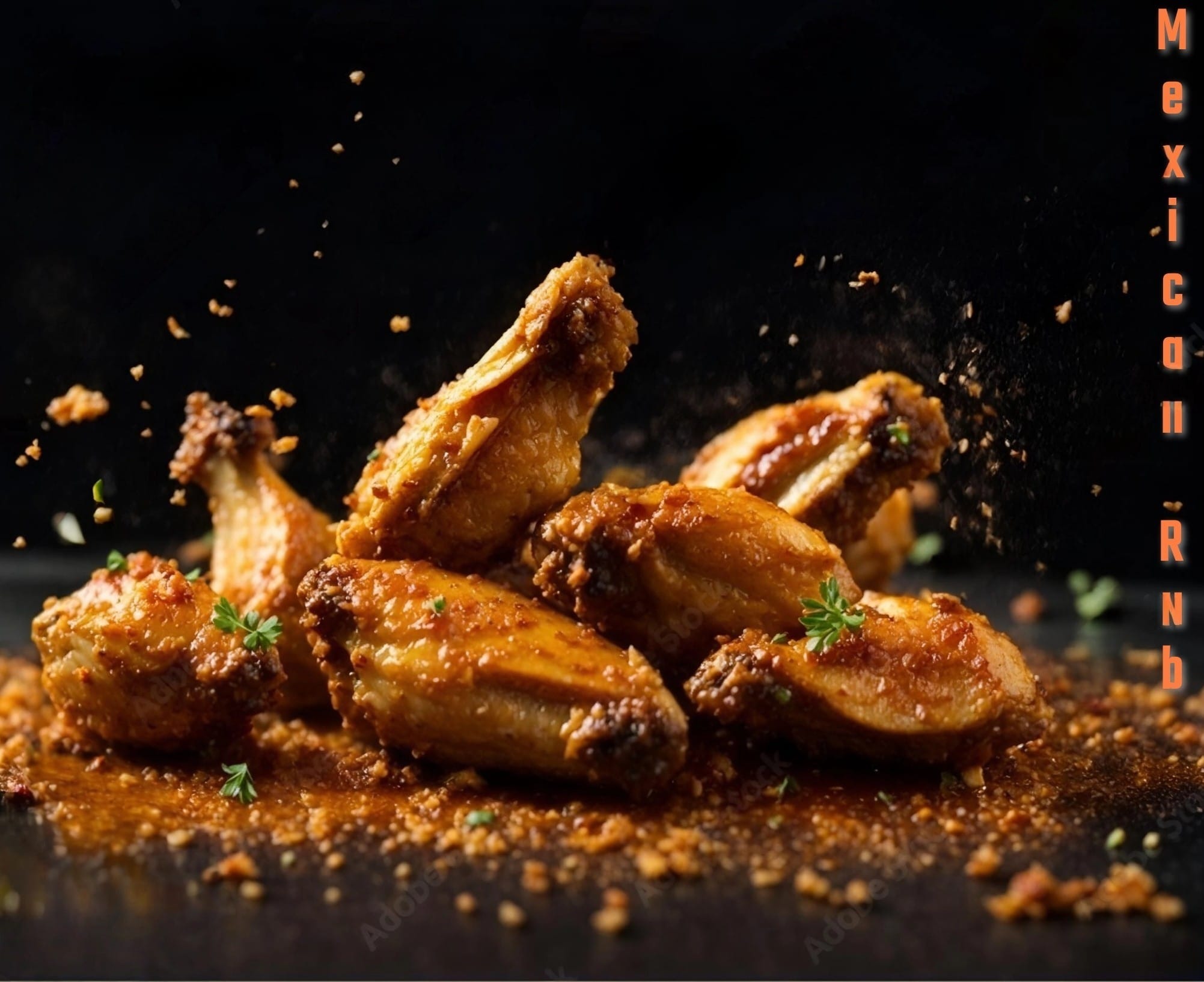 Juicy wings tossed in bold Mexican seasoning salt with a savory, zesty kick.