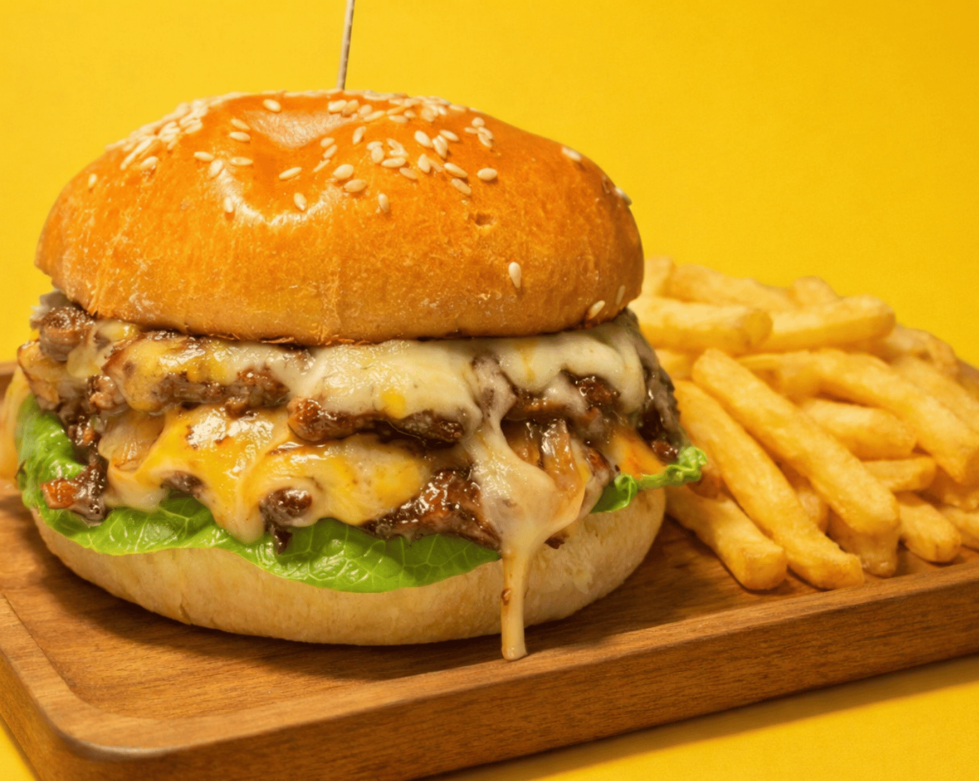 Double Beef Extra Cheese Burger