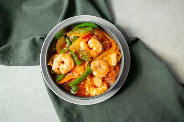 Village Fish and Chips - King Prawn Chilli Garlic