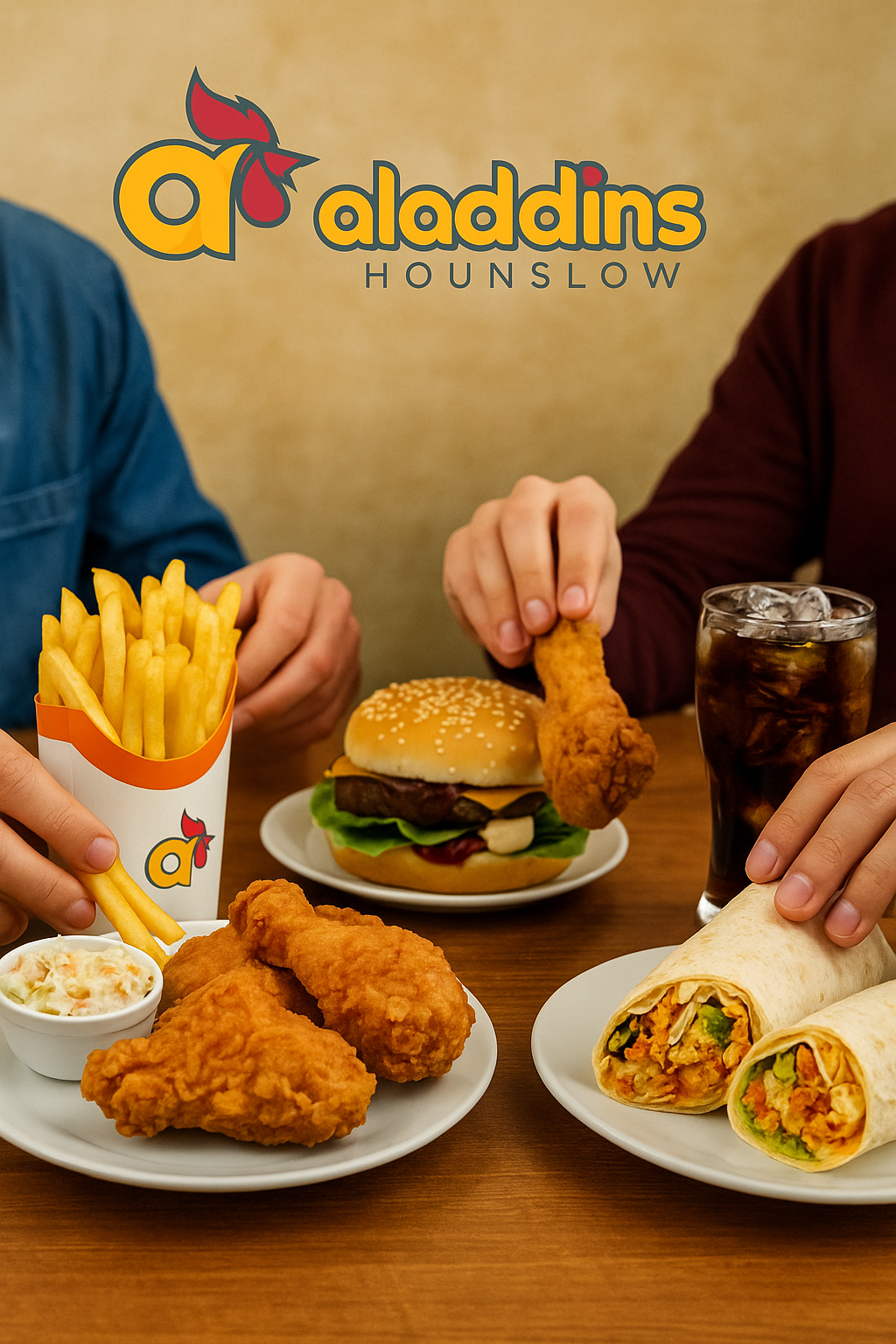 Aladdins Hounslow — Halal Fried Chicken, Burgers & Wraps