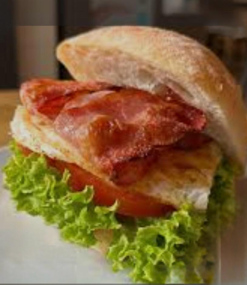 lovely ham and cheese sandwich, with lettuce leaves