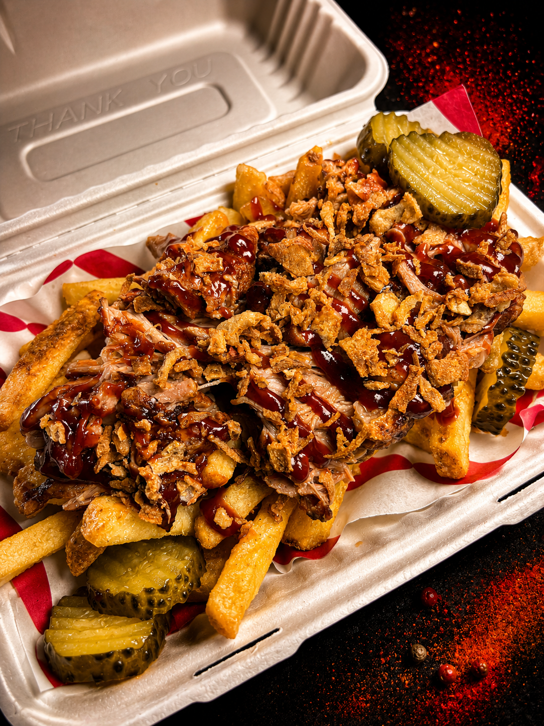 5 Bean Chilli Loaded Fries