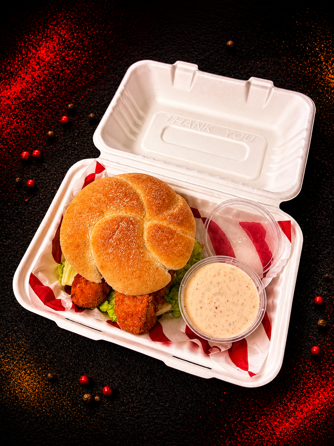 Chicken Sandwich with dip