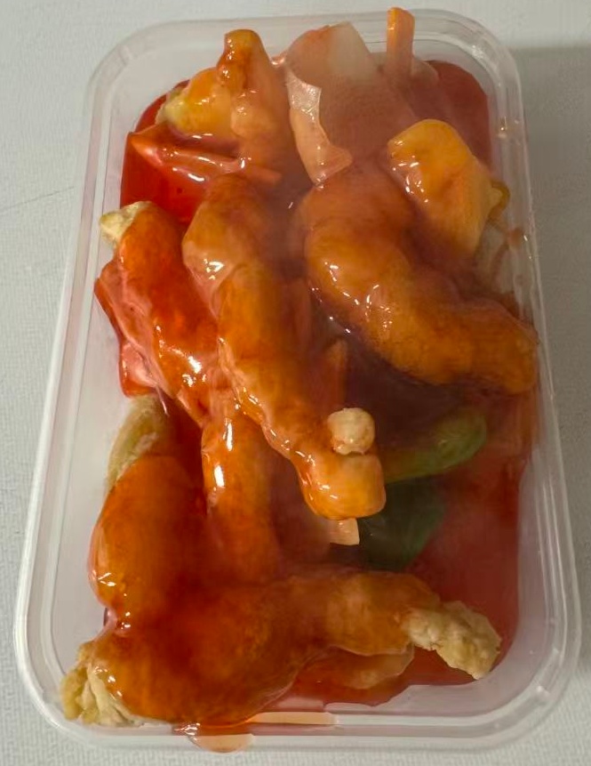 King Prawns with Sweet & Sour Sauce