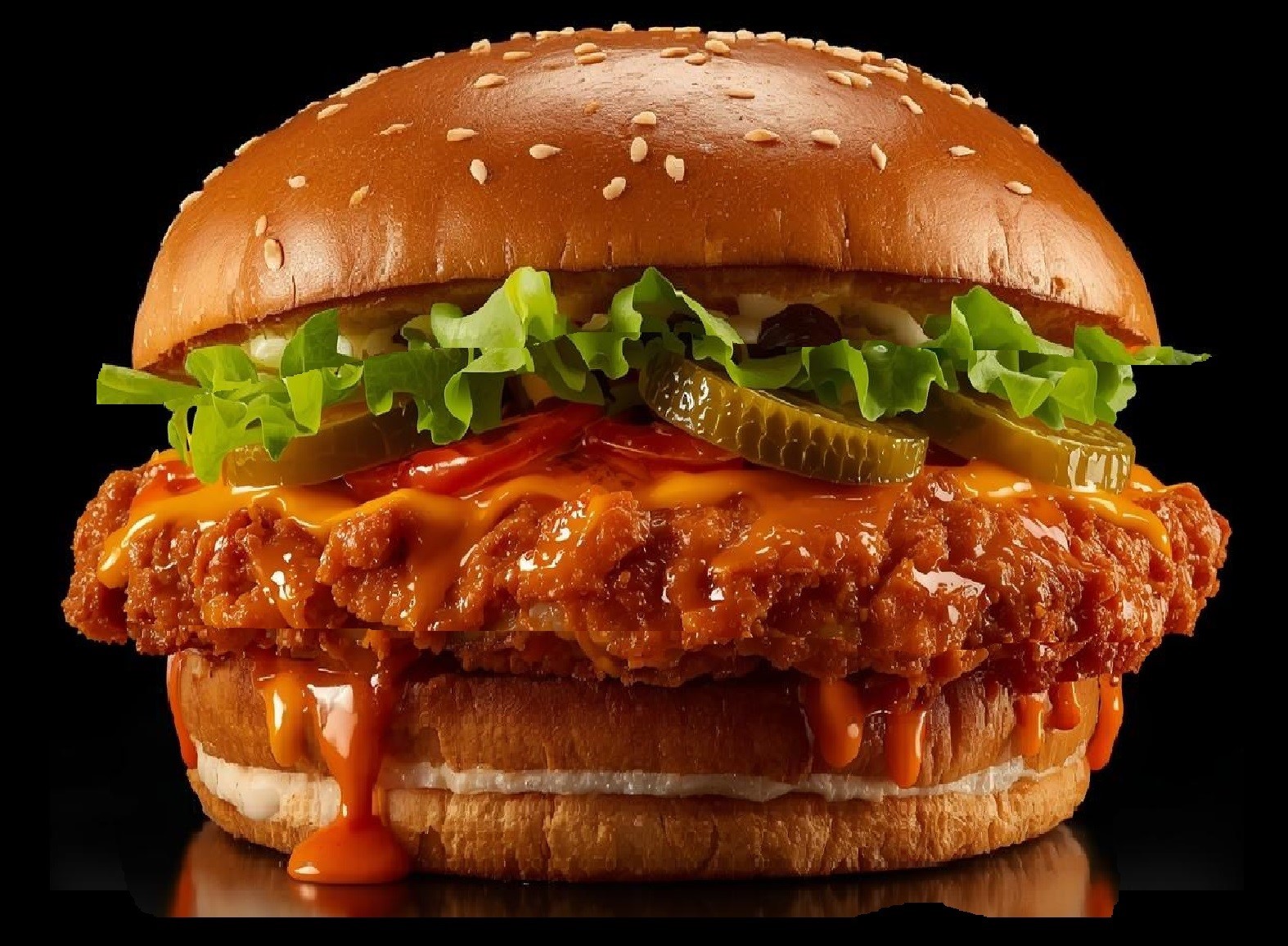 Nashville Chicken Burger (Spicy)