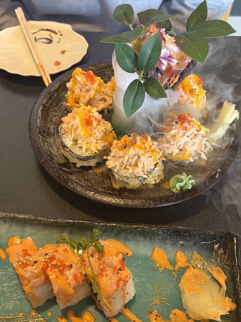 Super Volcano Roll at Guildford Sushi House