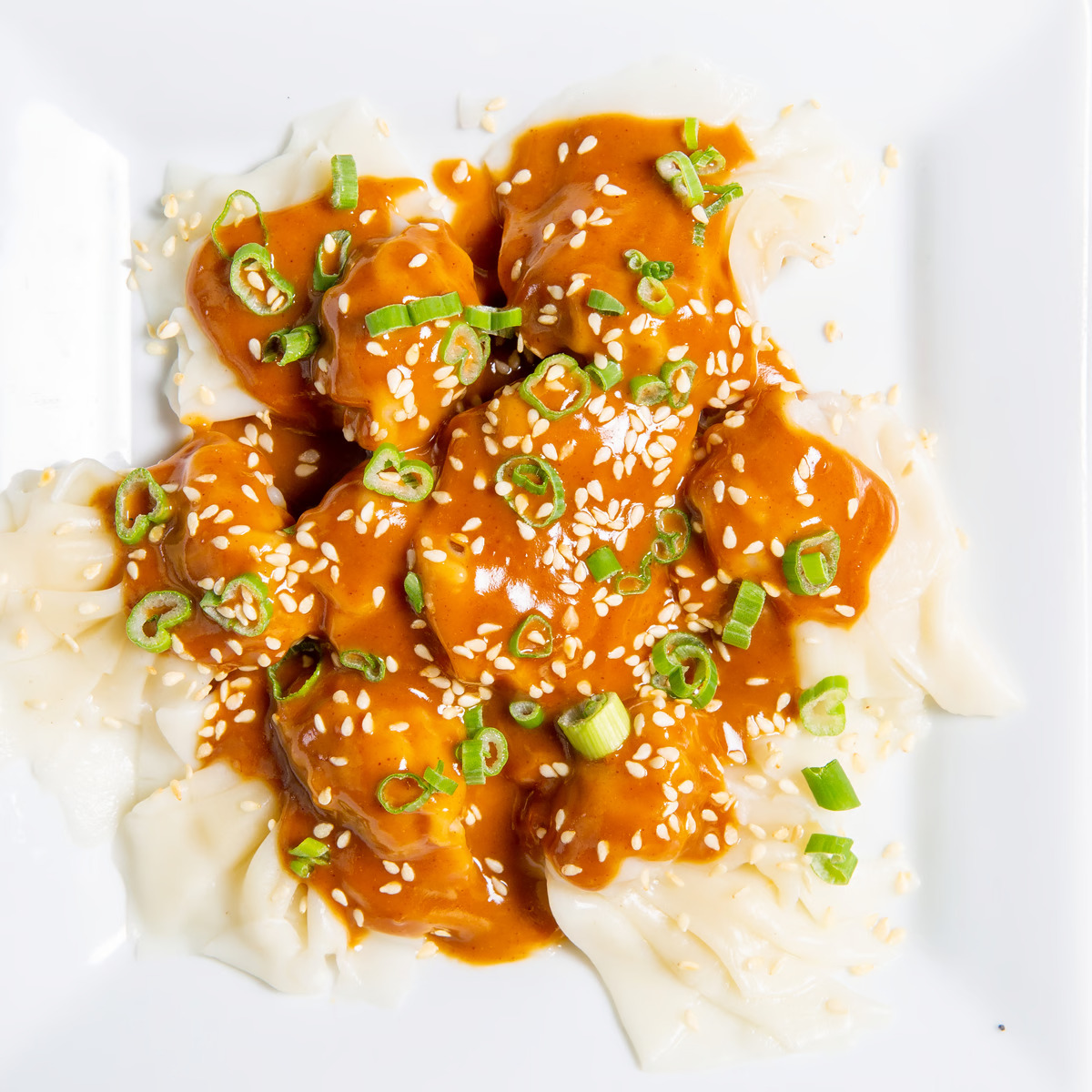 Peanut Butter Sauce Dumplings 