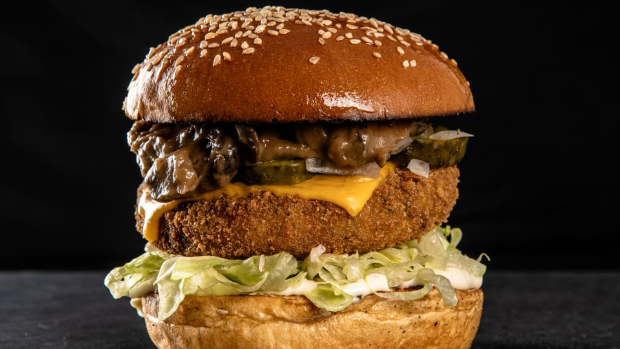 Mushroom & Truffle Veg Burger