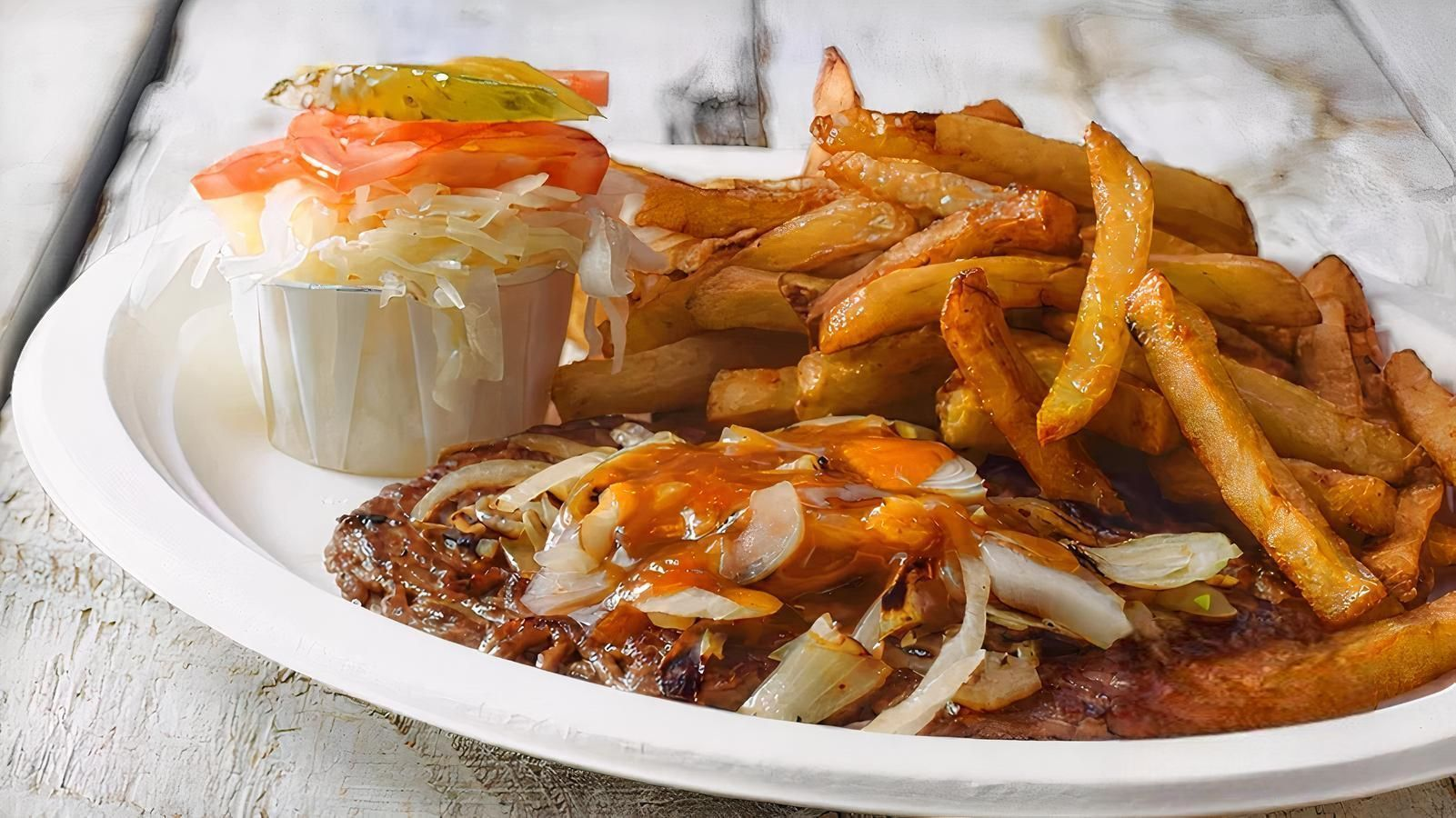 Assiette Hamburger Steak
