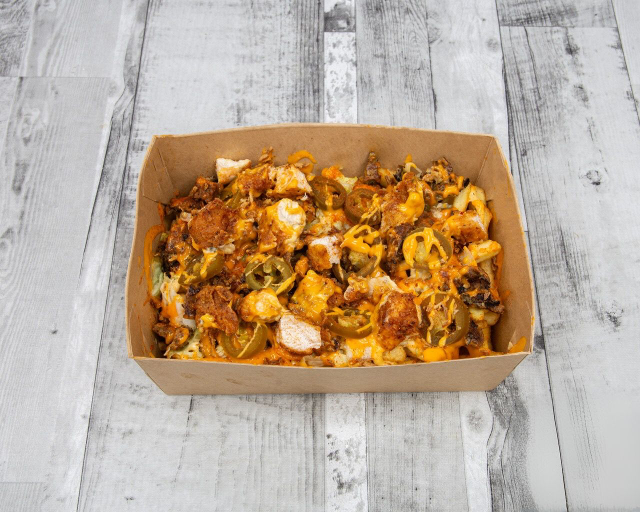 Loaded chicken fries