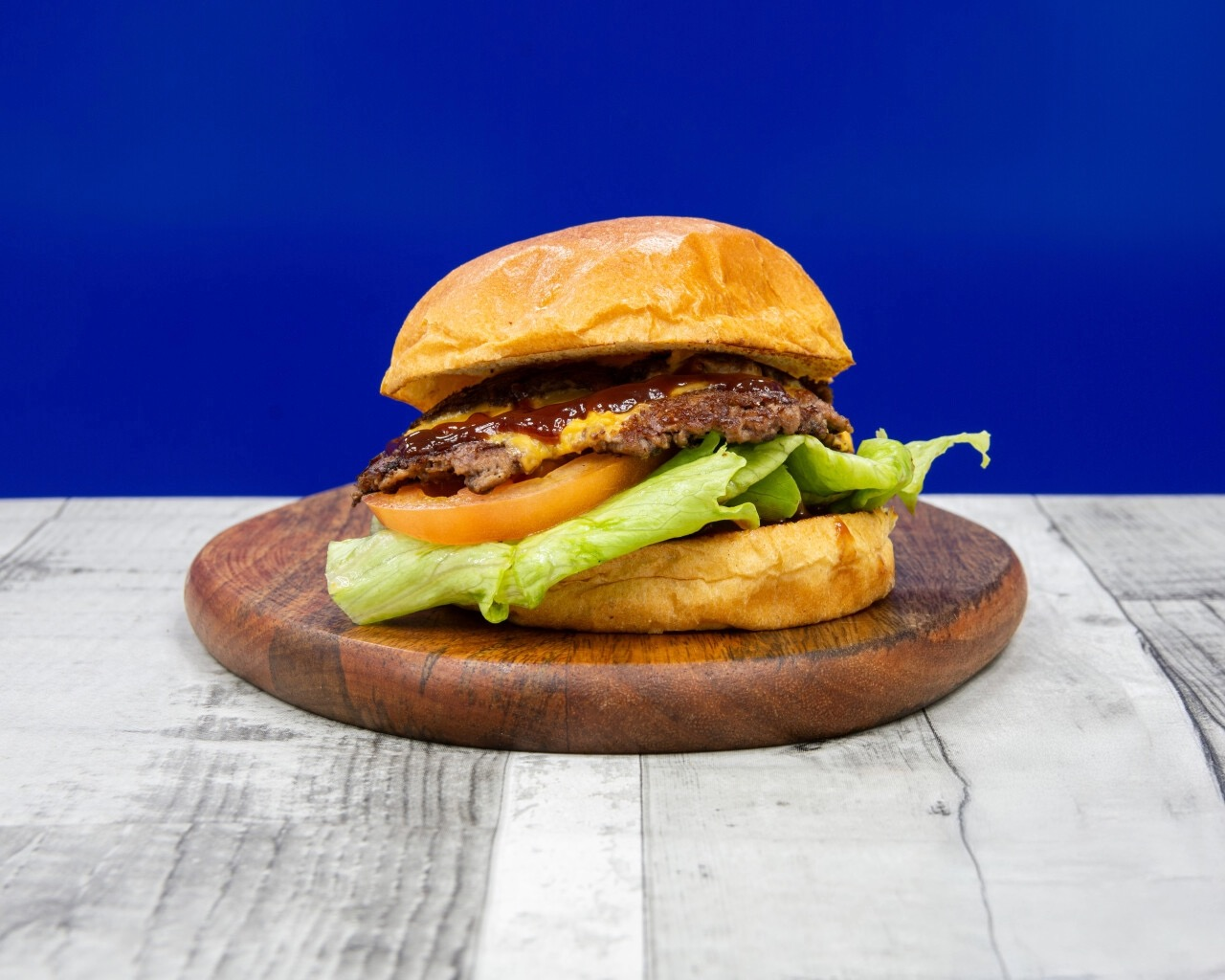 BBQ burger smash patty