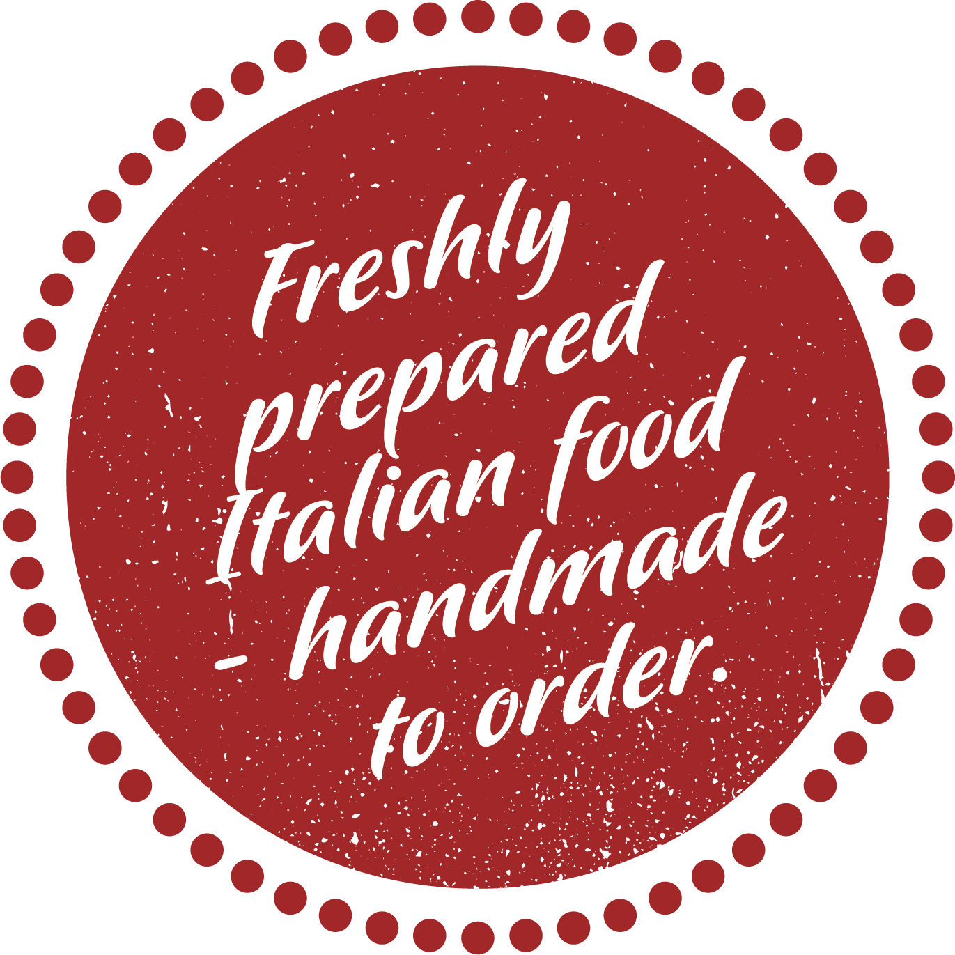 Pizza, Pollo, Pasta Italian food, cooked to order 