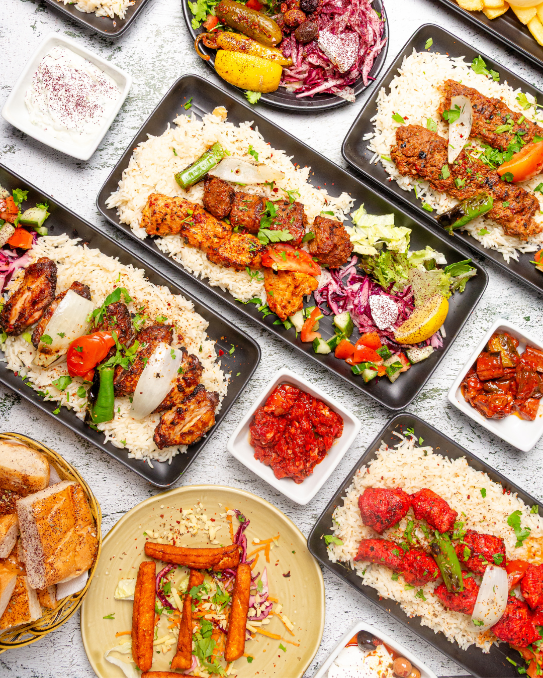 Traditional Turkish BBQ feast with fresh grilled meats and authentic Mediterranean flavours.