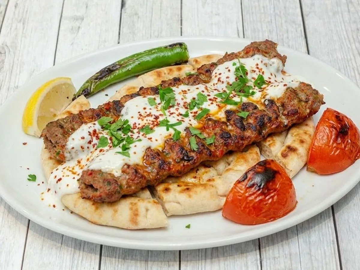 Signature Antalya Turkish sharing platter with authentic Turkish cuisine and fresh mezze.