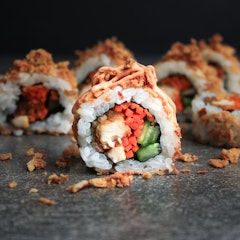 Chicken sushi roll