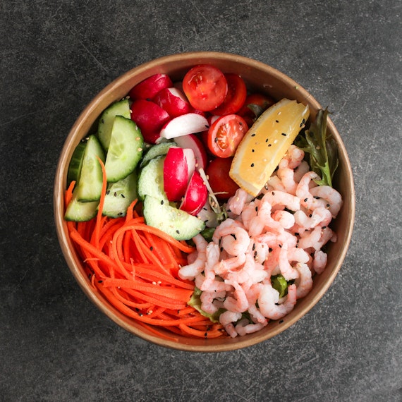 Prawn Poke bowl