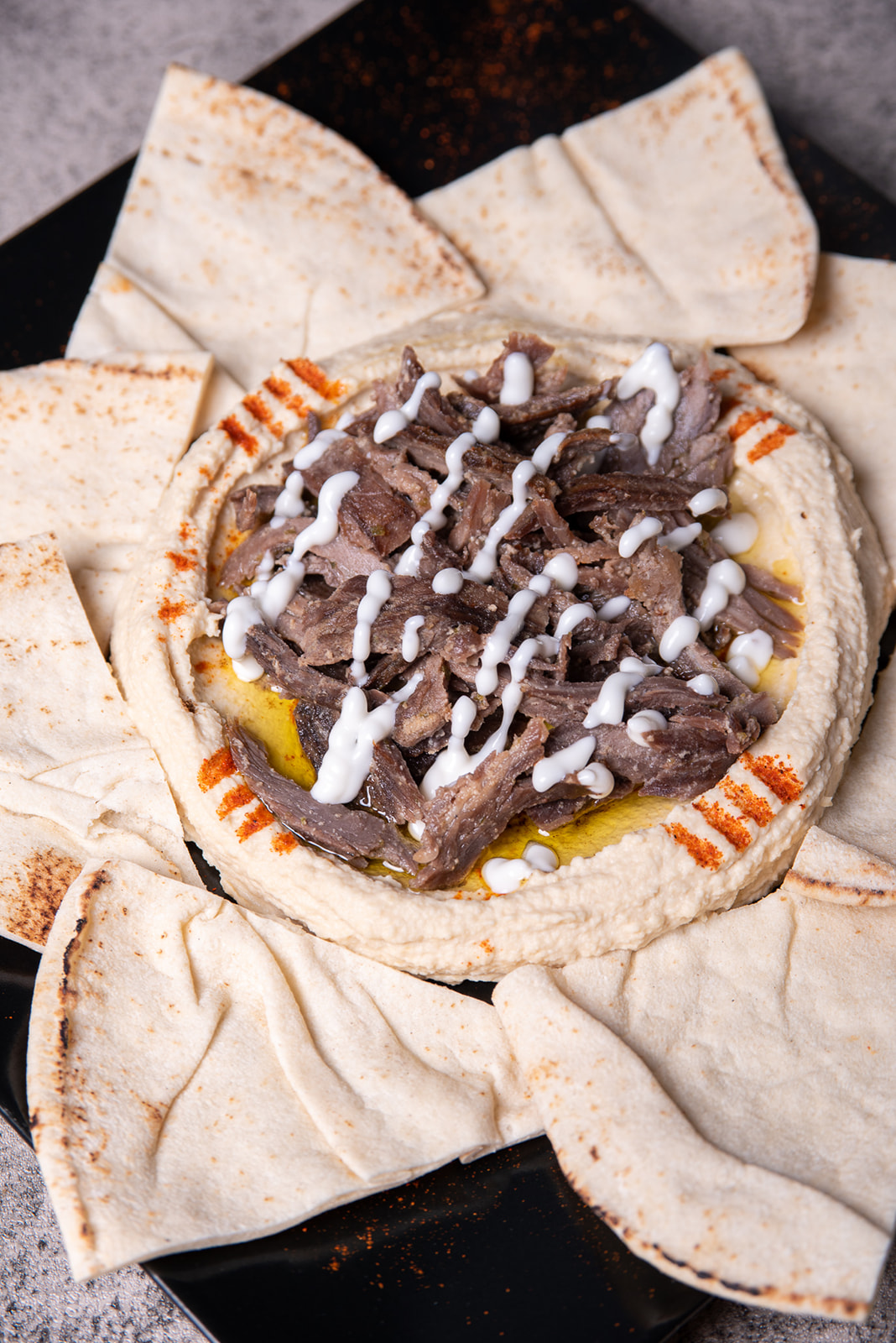 Hummus con proteína