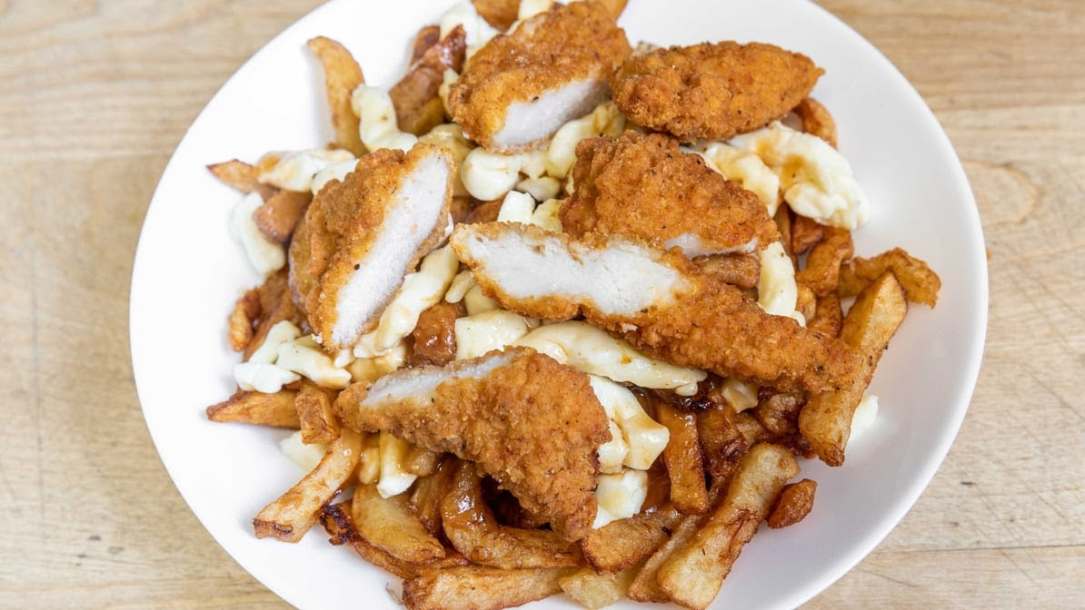 poutine au poulet