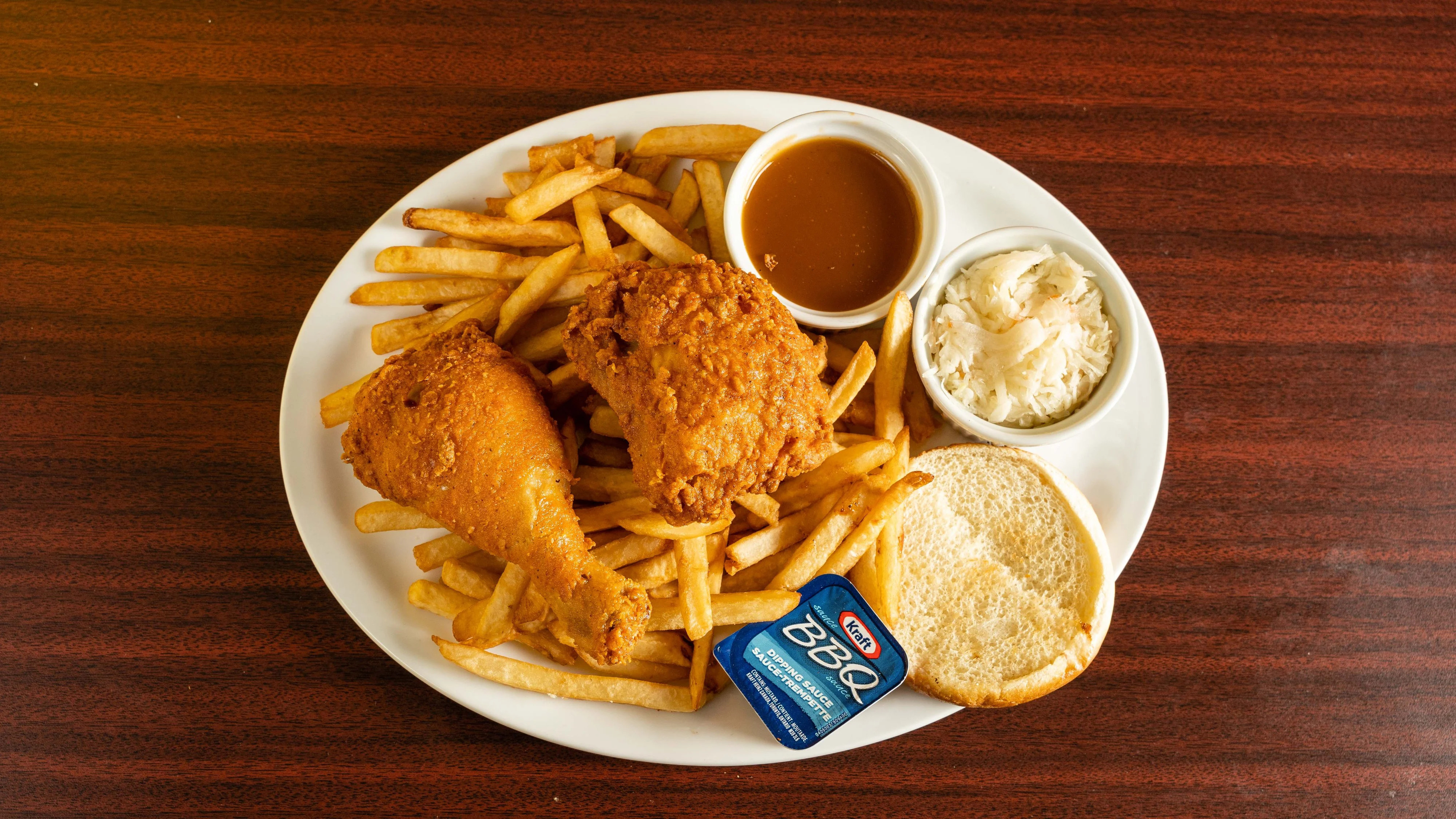 Assiette cuisses de poulet