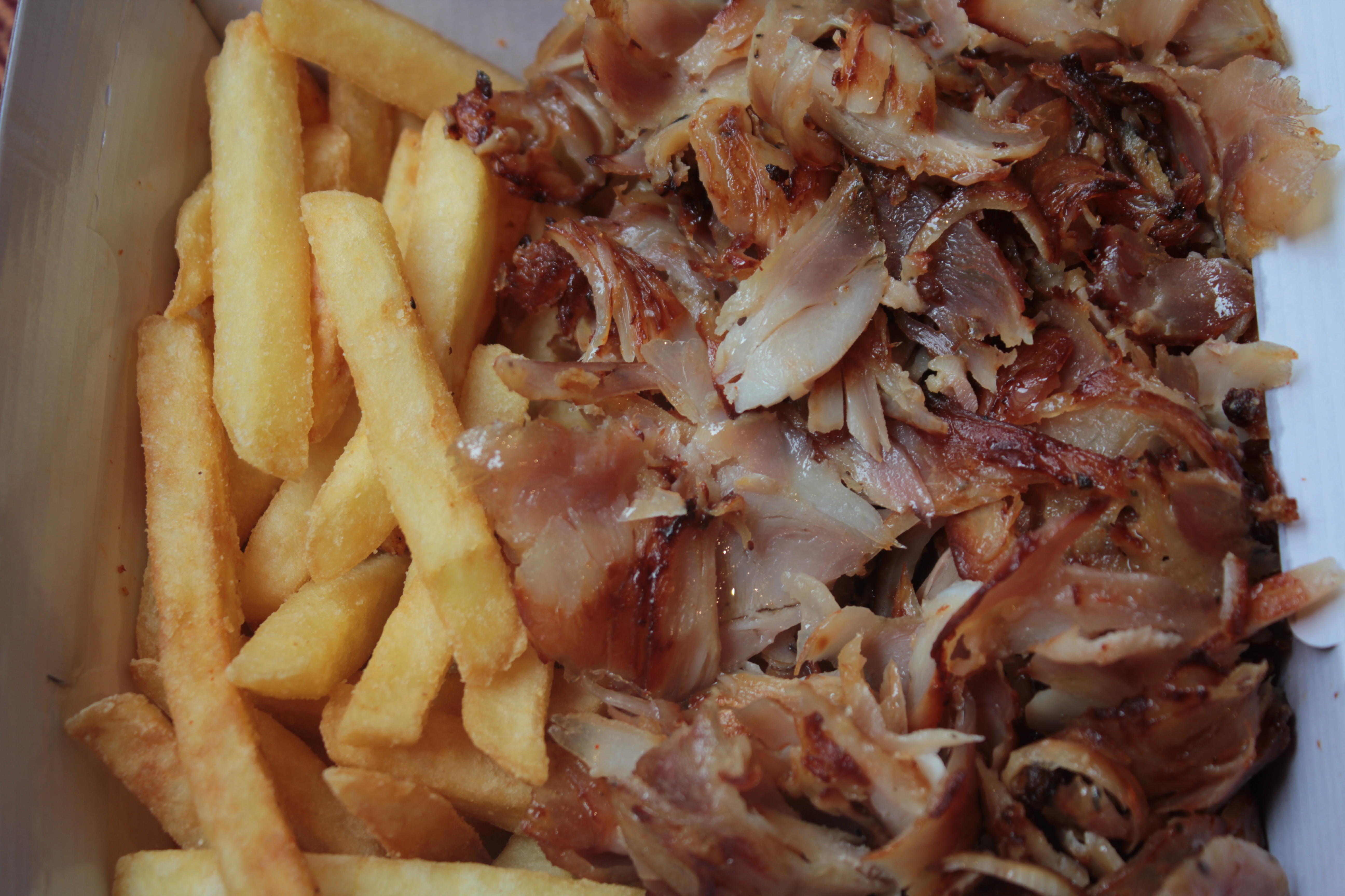 Box with Fries Your choice of our succulent meat with freshly cooked fries served with a dip of your choice from our signature sauces.  Signature Sauces: Red Garlic, Garlic Mayo, Yogurt, Spicy Dip.