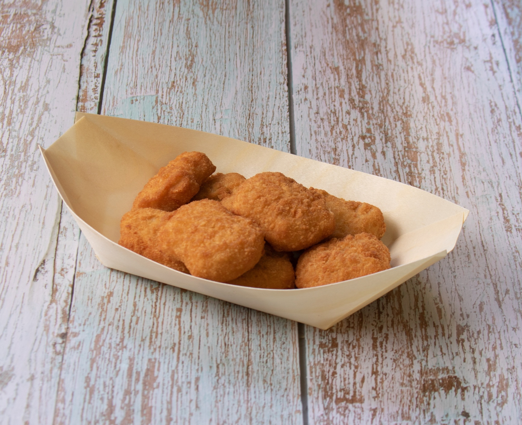 Breaded chicken nuggets 