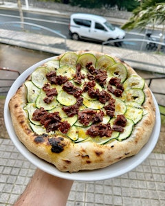 Pizza de Pistacho