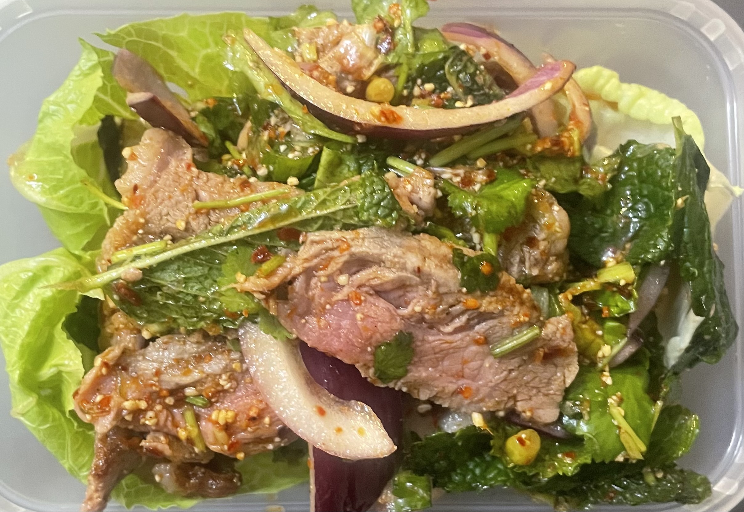 Spicy Thai Beef salad