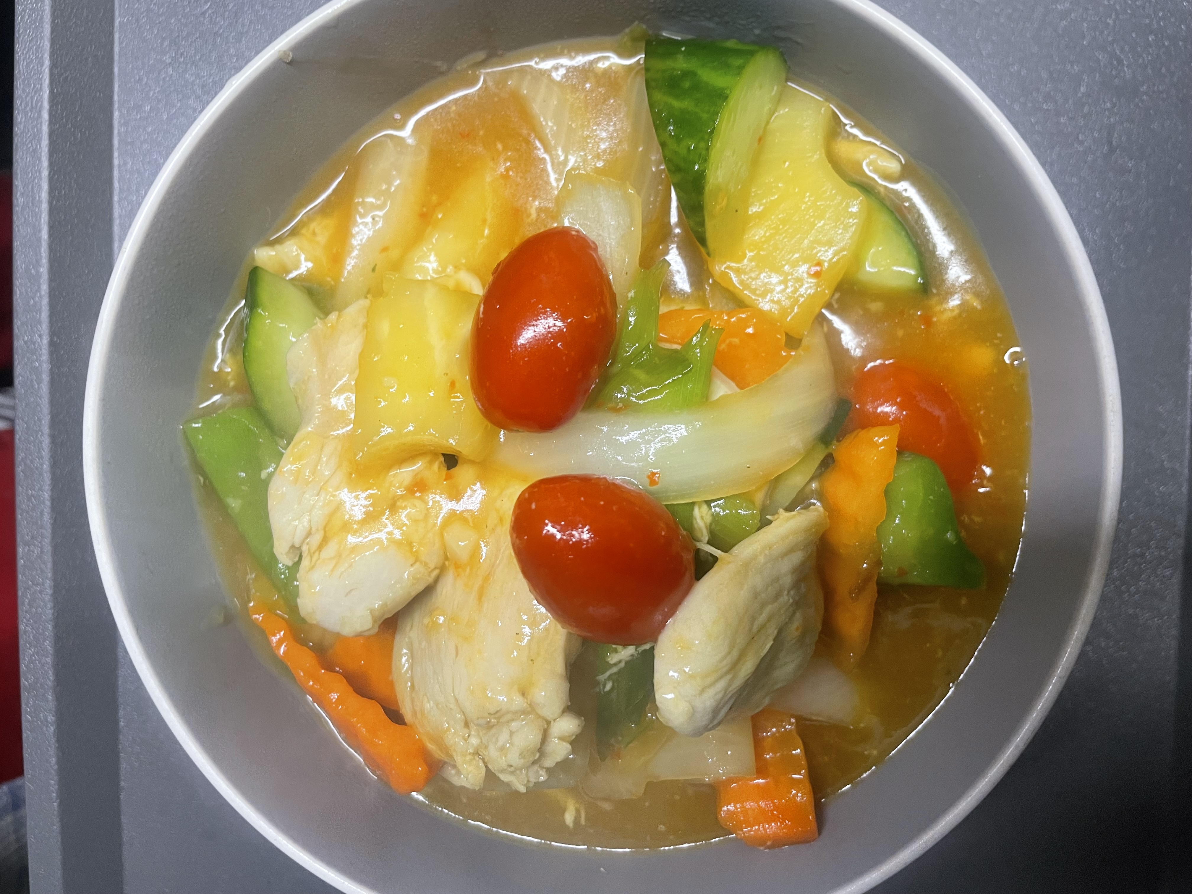 Sweet and sour stir fry