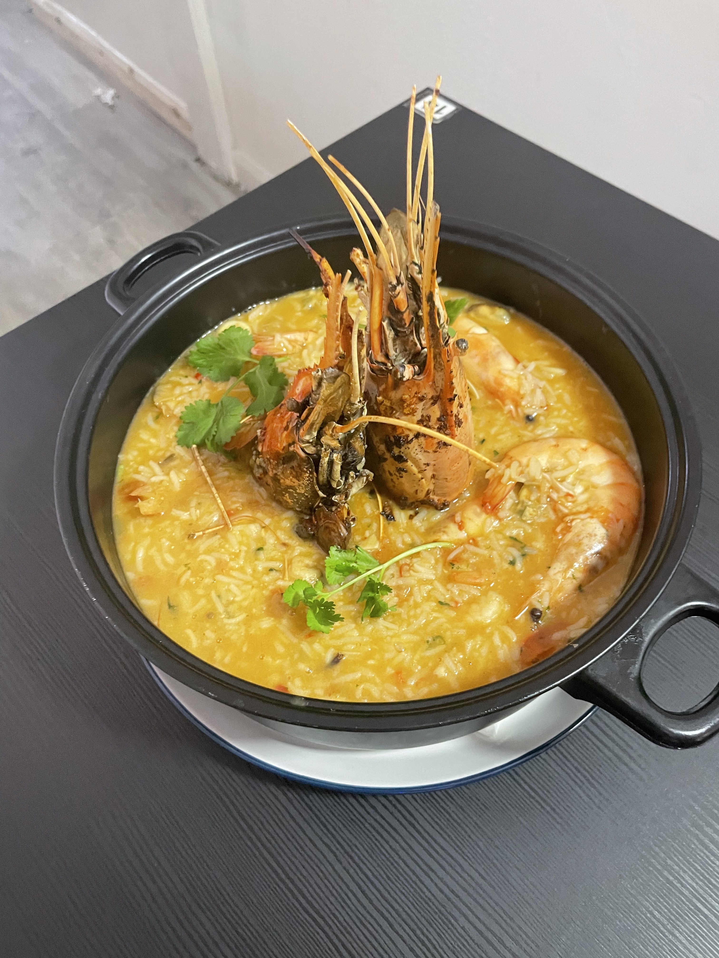 Arroz de marisco, serves 2 people.