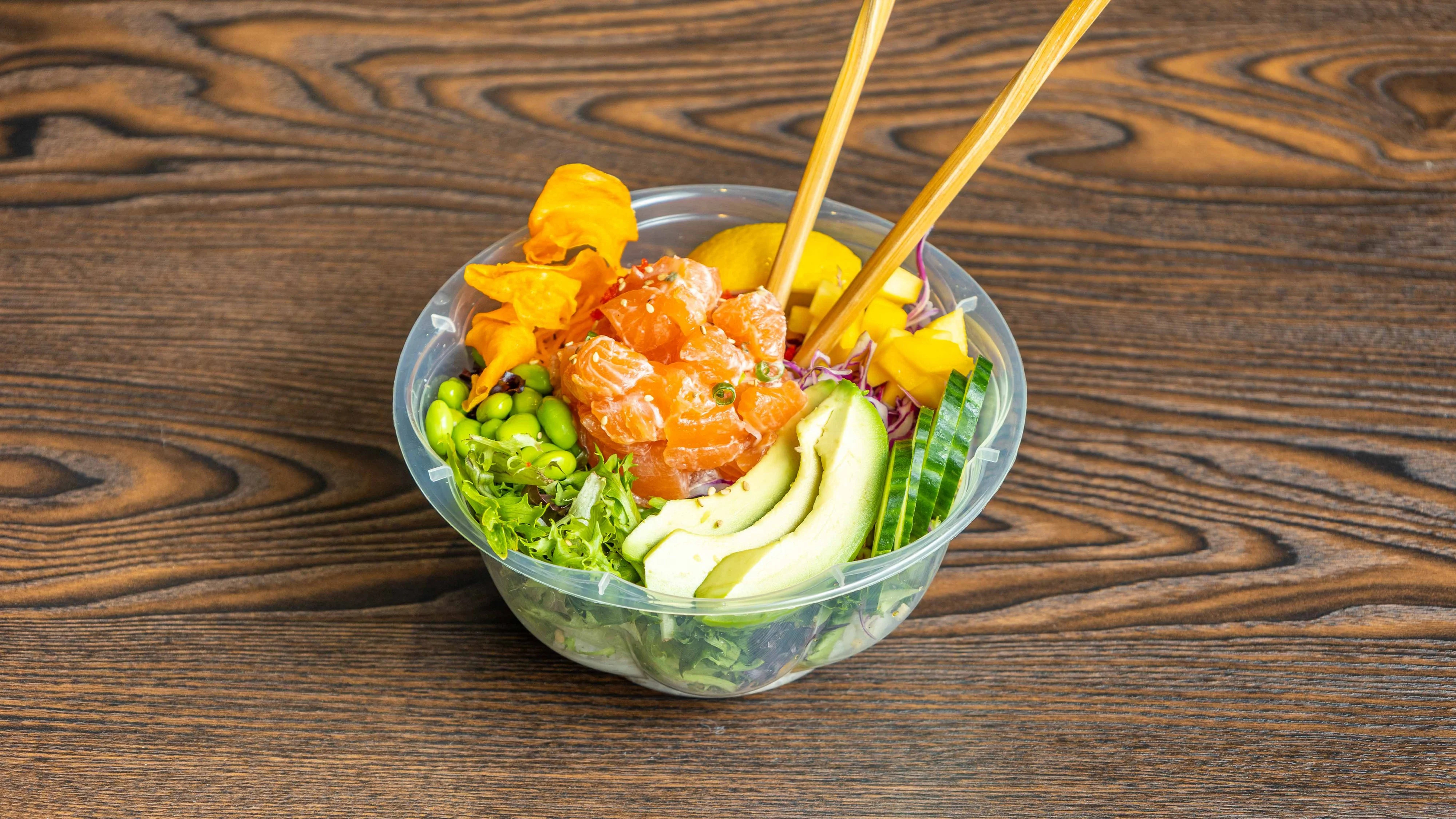 poke amateur de saumon