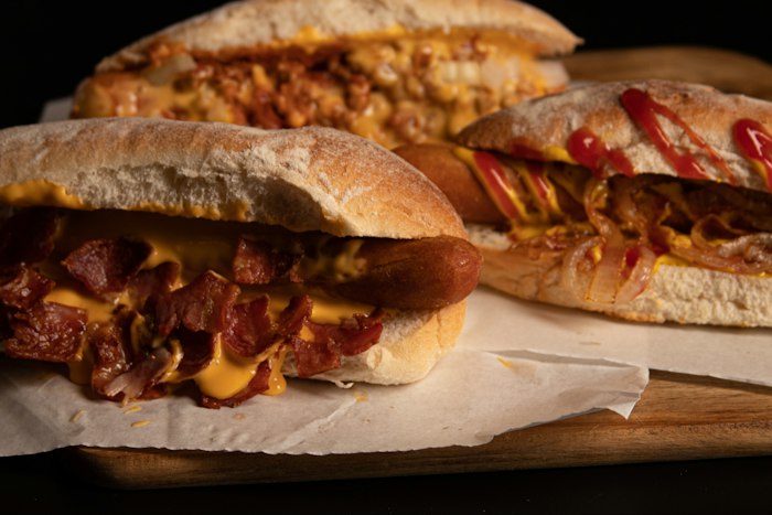 Pizza Dog sourdough pizza and hot dog combo